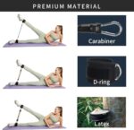 Resistance Training Belt for Leg Strength with Adjustable Foot Loop and Elastic Rope Protector - Image 5