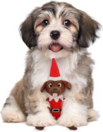 Pooch on a Perch - Adorable Christmas Elf Plush Dog Toy with Crinkle & Squeak, Perfect Holiday Gift & Stocking Stuffer for Your Pup! - Image 7