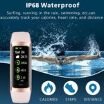 Advanced Fitness Tracker: 24/7 Heart Rate & Blood Oxygen Monitor, AMOLED Touch Screen, Multi-Sport Modes, IP68 Waterproof for Men & Women - Image 4