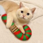 Interactive Catnip Cat Kicker Toys - 2 Pack Christmas Candy Cane, Bite Resistant Chew Toys for Indoor Cats - Image 4