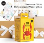 Red Crab Silicone Utensil Rest - Fun and Functional Heat-Resistant Spoon Holder for Kitchen & Grill - Image 6
