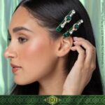 Wicked Emerald City Rhinestone Hair Clips - Glamorous Accessories for Women - Perfect Gift Set - Scunci by  - 2 Pack - Image 4