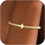 Charming Beaded Stretch Bracelet - Perfect Stocking Stuffer for Women, Dainty Stackable Jewelry Gift for Christmas - Image 13