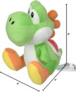 Super Mario All Star Collection Yoshi Plush Toy - 8" Multi-Colored Cuddly Companion - Image 5