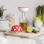 Mushroom Foldable Silicone Kitchen Funnel - Perfect for Easy Liquid Transfer, BPA Free & Dishwasher Safe - Image 2