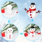 9 Pack Build a Snowman Kit - Fun Christmas Crafts for Kids, Teen Boys & Girls - Perfect Stocking Stuffers & Birthday Gifts with Creative Air Dry Modeling Clay - Image 7