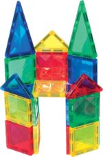 Crayola Mini Magnetic Pip-Tiles - 24-Piece Bold Color Building Set for Kids, Fun STEM Travel Toys for Ages 3+ - Image 7