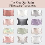 Luxurious  Night Time Renewal Sleep Set - Satin Pillowcase, No-Damage Hair Scrunchie & Eye Mask for Ultimate Beauty Sleep - Image 6