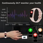 Advanced Fitness Tracker: 24/7 Heart Rate & Blood Oxygen Monitor, AMOLED Touch Screen, Multi-Sport Modes, IP68 Waterproof for Men & Women - Image 7