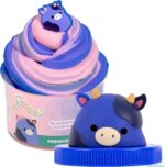 Tatiana the Dragon  Premium Cloud Slime - Blue Raspberry Scented 8 Oz with Figurine Topper, Rubber Charm & Party Favor Goodie Bags - Perfect Sensory Toy for Kids! - Image 9