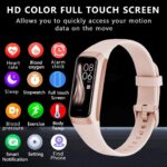 Advanced Fitness Tracker: 24/7 Heart Rate & Blood Oxygen Monitor, AMOLED Touch Screen, Multi-Sport Modes, IP68 Waterproof for Men & Women - Image 2