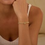 Charming Beaded Stretch Bracelet - Perfect Stocking Stuffer for Women, Dainty Stackable Jewelry Gift for Christmas - Image 2