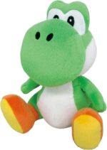 Super Mario All Star Collection Yoshi Plush Toy - 8" Multi-Colored Cuddly Companion