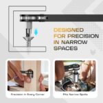 90 Degree Offset Ratcheting Screwdriver - Compact EDC Tool for Tight Spaces, Perfect Men's Gifts & Stocking Stuffers - Image 4