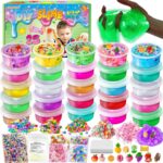 Ultimate  DIY Slime Kit - 25 Cups of Crystal Clear & Glow in the Dark Fun for Kids Aged 3-12!