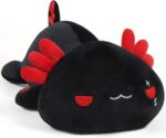 Adorable 12" Black Axolotl Plush Pillow - Soft Kawaii Stuffed Animal, Perfect Gift for Kids!