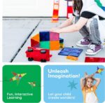 60-Piece Magnetic Building Blocks Set - Unleash Creativity with Clear 3D Tiles for Endless Educational Fun! - Image 6