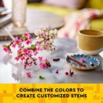Cherry Blossom Building Set - Perfect Gift for Kids 8+ & Flower Lovers - Stunning Home Decor & Display Piece - 40725 - Image 5