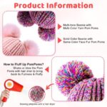 Cozy  Winter Hat for Kids - Adorable Girls Beanie with Double Pom Poms & Fleece Lining - Image 4