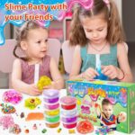 Ultimate  DIY Slime Kit - 25 Cups of Crystal Clear & Glow in the Dark Fun for Kids Aged 3-12! - Image 5