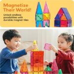 60-Piece Magnetic Building Blocks Set - Unleash Creativity with Clear 3D Tiles for Endless Educational Fun! - Image 4
