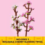 Cherry Blossom Building Set - Perfect Gift for Kids 8+ & Flower Lovers - Stunning Home Decor & Display Piece - 40725 - Image 3