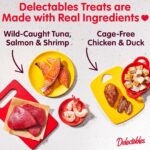 Delectables Lickable Spoon Cat Treats - Real Chicken & Salmon Puree, Grain-Free, Mess-Free Variety Pack, 20 Count - Image 2