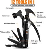 12-in-1 Hammer Multitool - Perfect Stocking Stuffer for Men, Ideal Christmas Gift for Dad, Husband, and Camping Enthusiasts! - Image 2