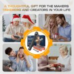 90 Degree Offset Ratcheting Screwdriver - Compact EDC Tool for Tight Spaces, Perfect Men's Gifts & Stocking Stuffers - Image 3