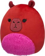 8-Inch Marcia the Maroon Capybara - Adorable Official Plush Toy by Jazwares - Image 2