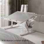 Adjustable Foldable Laptop Bed Tray Table for Versatile Use on Bed, Sofa, or Floor - Image 3