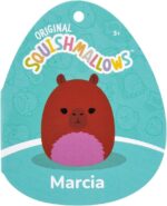 8-Inch Marcia the Maroon Capybara - Adorable Official Plush Toy by Jazwares - Image 6