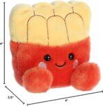 ® Adorable Palm Pals™ Frenchy Fries™ Plush - 4-Inch Fun Collectible Stuffed Animal for Kids & Collectors - Ideal Room Decor & Birthday Gift - Bright Yellow - Image 5