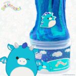 Tatiana the Dragon  Premium Cloud Slime - Blue Raspberry Scented 8 Oz with Figurine Topper, Rubber Charm & Party Favor Goodie Bags - Perfect Sensory Toy for Kids! - Image 3