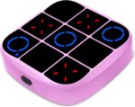 4-in-1 Electronic Tic-Tac-Toe Bolt Game - Portable Puzzle Console for Kids & Adults, Perfect for Travel & Memory Growth (Cyan) - Image 9