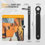 90 Degree Offset Ratcheting Screwdriver - Compact EDC Tool for Tight Spaces, Perfect Men's Gifts & Stocking Stuffers - Image 7