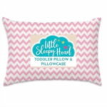 Toddler Pillow and Pillowcase Set (Pink) - Optimal Comfort for Children, 13x18 - Image 10