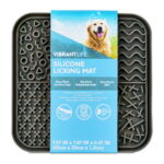 Silicone Lick Mat for Dogs and Cats in Gray