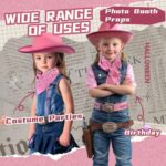 Adorable  Toddler Cowboy Hat with Blue Bandana - Perfect Gift for Ages 2-5, Ideal for Halloween, Birthdays, and Western Parties! - Image 5