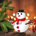 9 Pack Build a Snowman Kit - Fun Christmas Crafts for Kids, Teen Boys & Girls - Perfect Stocking Stuffers & Birthday Gifts with Creative Air Dry Modeling Clay - Image 4