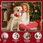 Festive Plush Reindeer Squeaky Dog Toy - Perfect Christmas Gift for Large, Medium & Small Dogs - Interactive Chew Toy with Crinkle Paper - Image 4