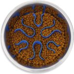 Medium Slow Feeder Bowl - Puzzle Maze Design for Fast Eaters, Non-Slip, BPA-Free, Perfect for Small to Medium Dogs, Aids Digestion & Prevents Bloat, Holds 2 Cups of Food, Stylish Turquoise Color - Image 14