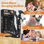 12-in-1 Hammer Multitool - Perfect Stocking Stuffer for Men, Ideal Christmas Gift for Dad, Husband, and Camping Enthusiasts! - Image 6