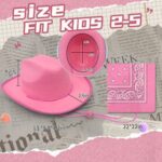 Adorable  Toddler Cowboy Hat with Blue Bandana - Perfect Gift for Ages 2-5, Ideal for Halloween, Birthdays, and Western Parties! - Image 3