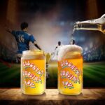 Set of 2 Clear Drinking Glasses with Bamboo Lids & Glass Straws - Perfect for Iced Coffee, Beer, Cocktails & More - Ideal Funny Gift! - Image 3