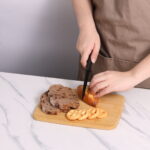 3-Piece Bamboo Cutting Board Set - Natural Bamboo, Includes Large (14" x 11"), Medium (10" x 8"), and Small (8" x 5.5") Boards - Image 3