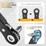 90 Degree Offset Ratcheting Screwdriver - Compact EDC Tool for Tight Spaces, Perfect Men's Gifts & Stocking Stuffers - Image 5