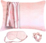Luxury Satin Pillowcase Gift Set for Women - Silky Soft Grey Ivory, Reduces Frizz, Includes Eye Mask & Scrunchie - Perfect Gift for Mom, Daughter, or Girlfriend - Image 11