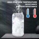 Stylish 16Oz Drinking Glasses Set with Bamboo Lids & Glass Straws - Perfect for Beer, Iced Coffee, and Soda - Includes 1 Cleaning Brush - 2PCS Gift Set - Image 6