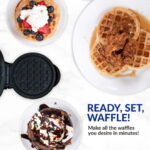 Waffle Maker in Teal - Image 4